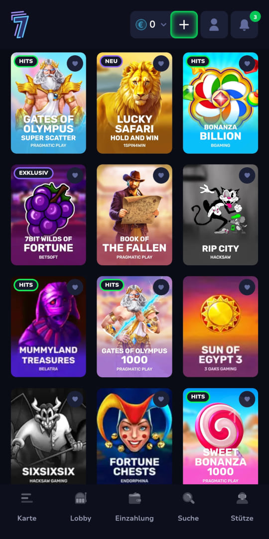7Bit online casino top spielen mobile vorschau