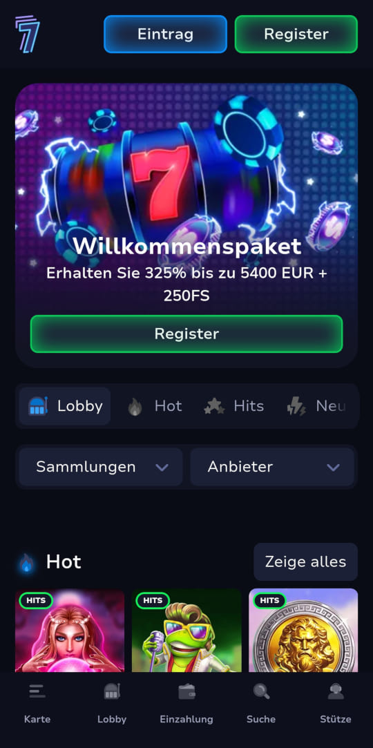 7Bit online casino willkommensbonus mobile vorschau