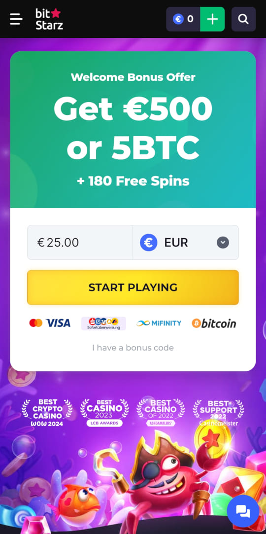 BitStarz online casino willkommensbonus mobile vorschau