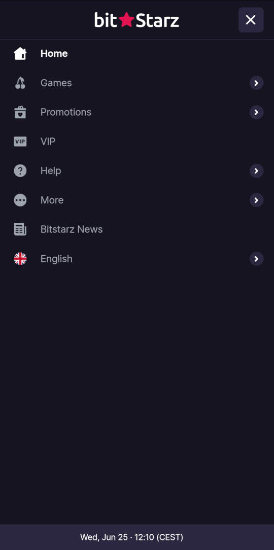 Bitstarz online casino seitenleistenmenu mobile vorschau