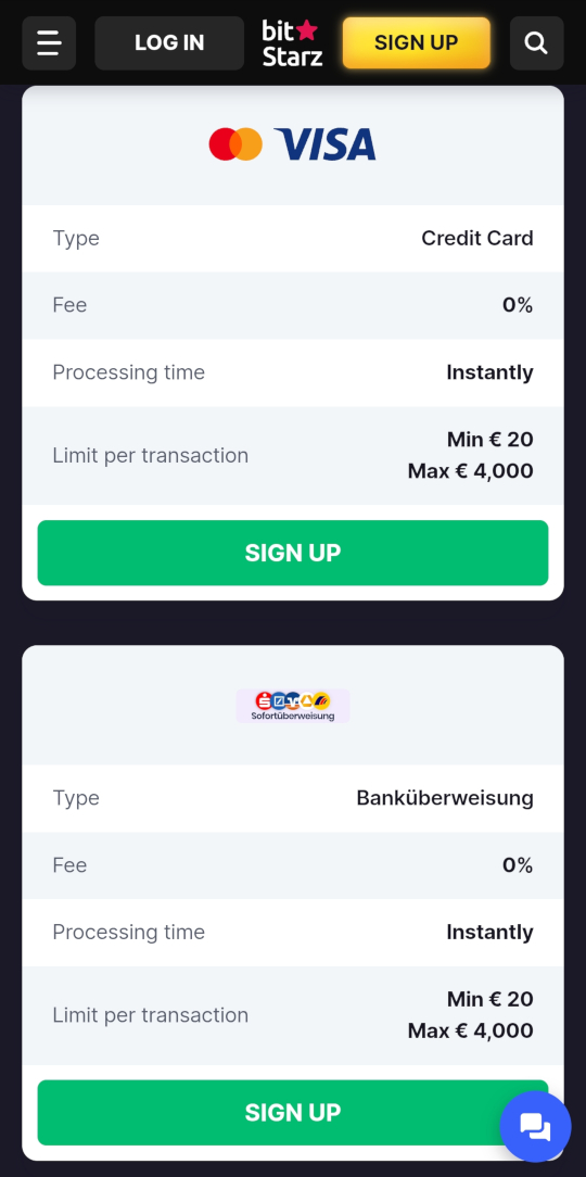 Bitstarz online casino zahlungen mobile vorschau