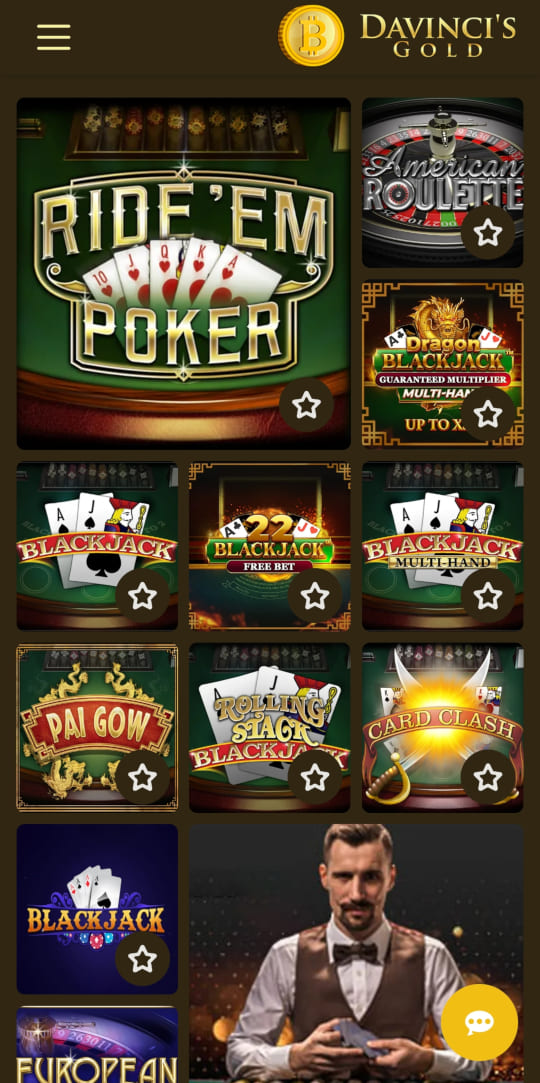 DaVinci's Gold online casino tischspiele mobile vorschau