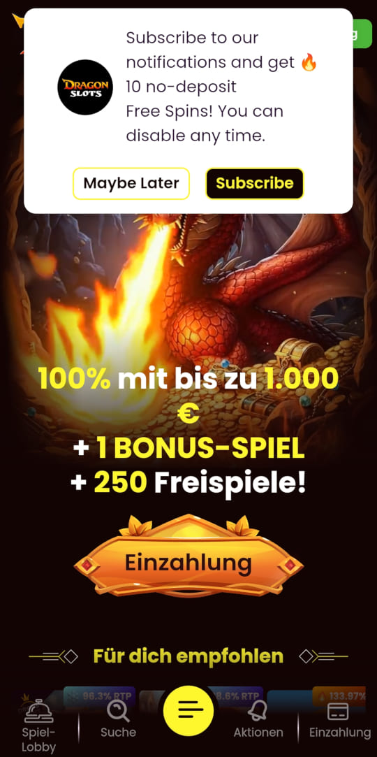 DragonSlots online casino freispiele ohne einzahlung mobile vorschau