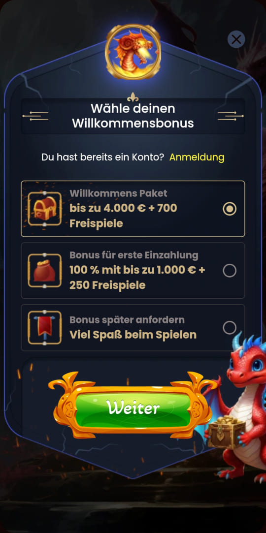 DragonSlots online casino registrieren mobile vorschau