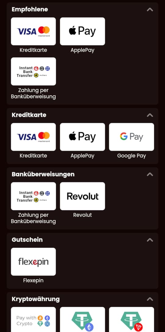 DragonSlots online casino zahlungen mobile vorschau