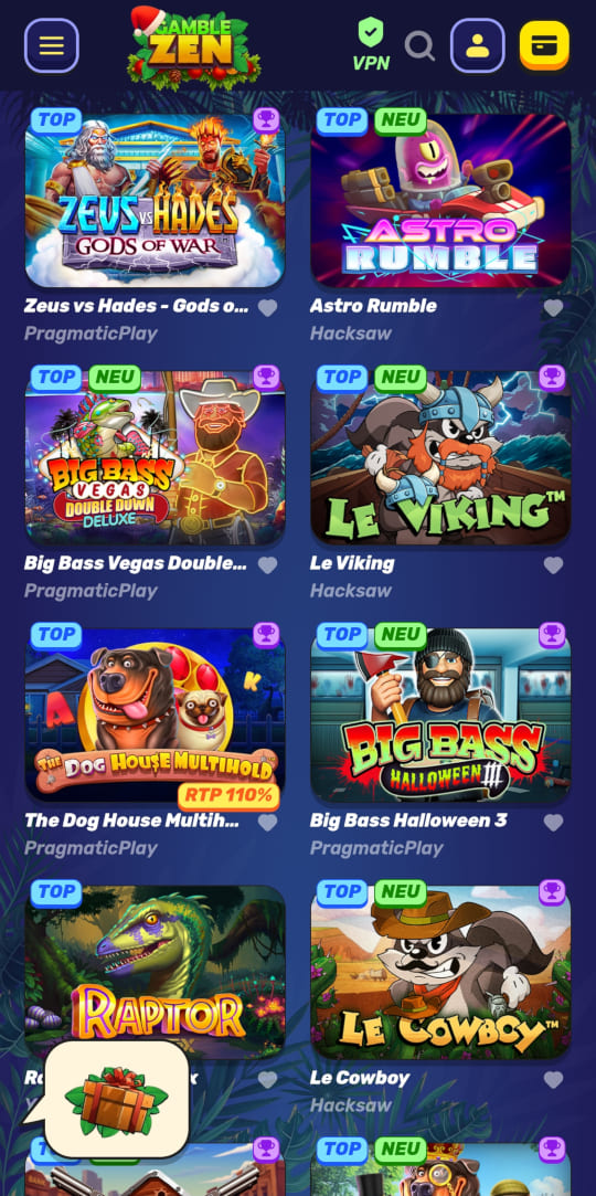 GambleZen online casino top spielen mobile vorschau