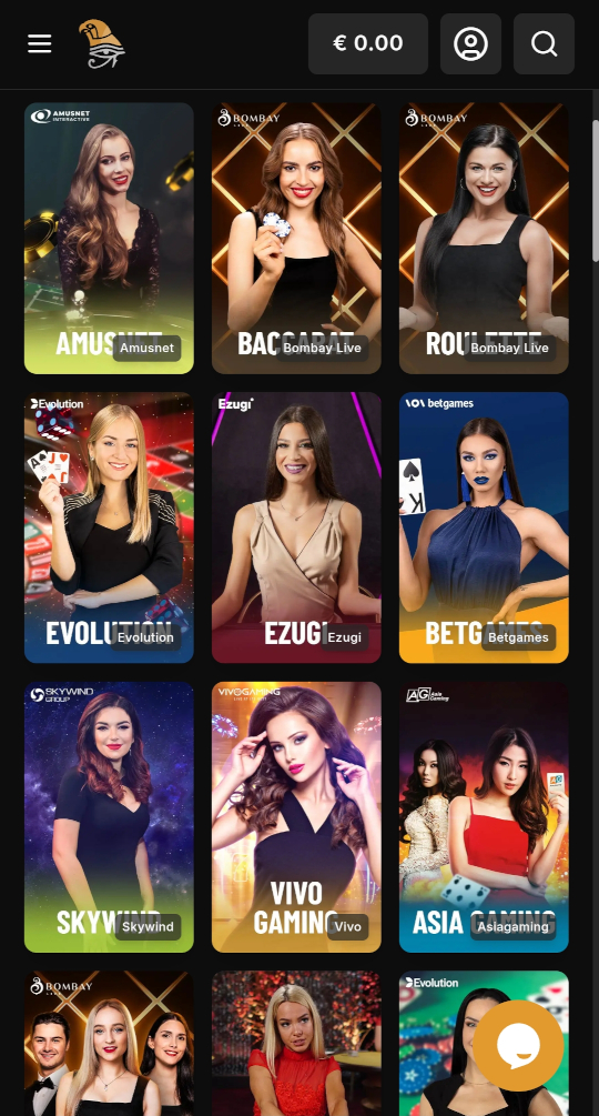 Horus online casino live casino mobile vorschau