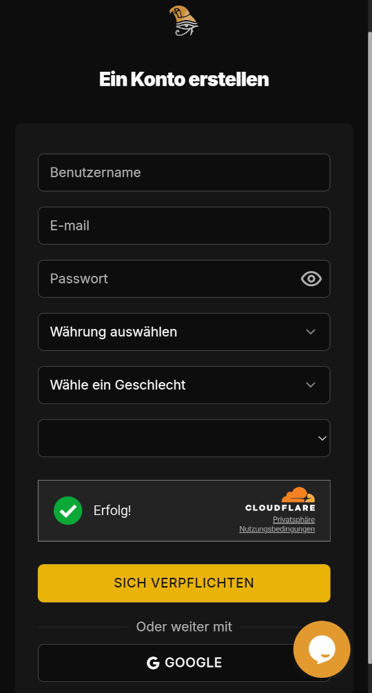 Horus online casino registrieren mobile vorschau