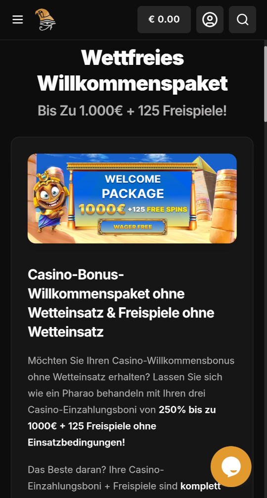 Horus online casino willkommensbonus mobile vorschau