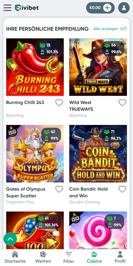 Ivibet online casino top spielen mobile vorschau