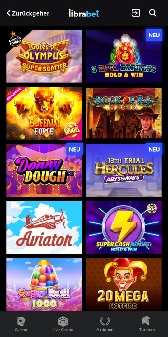 LibraBet online casino top spielen mobile vorschau