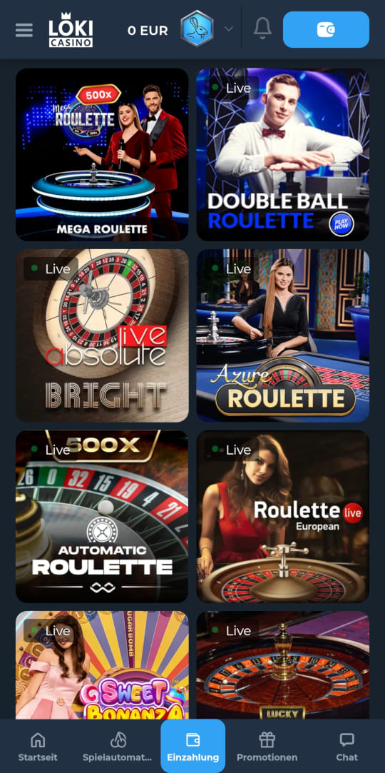 Loki online casino live casino mobile vorschau