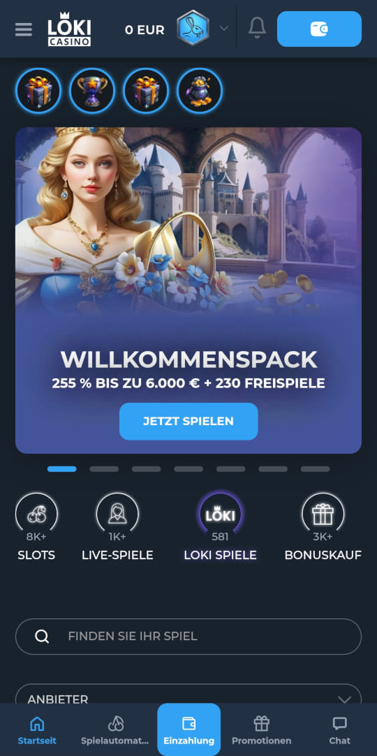 Loki online casino willkommensbonus mobile vorschau