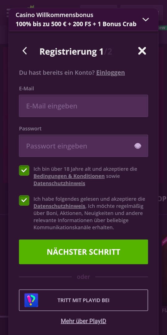 Malina online casino registrieren mobile vorschau