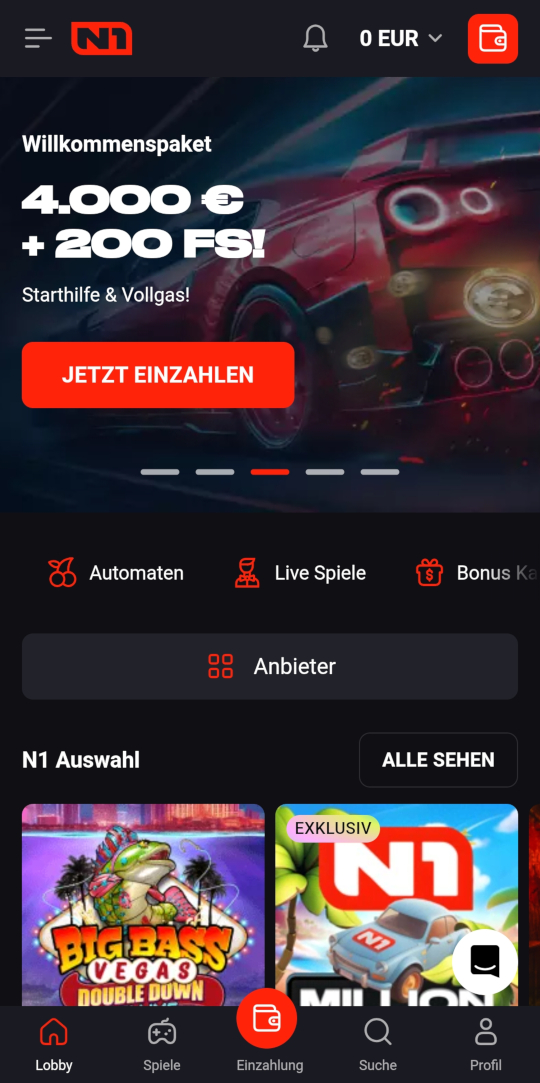 N1 online casino willkommensbonus mobile vorschau