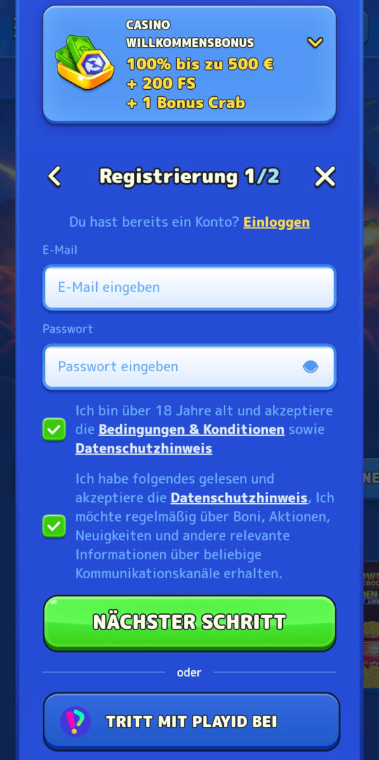 Pistolo online casino registrieren mobile vorschau