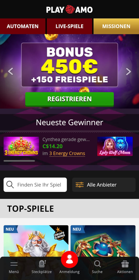 Playamo online casino willkommensbonus mobile vorschau