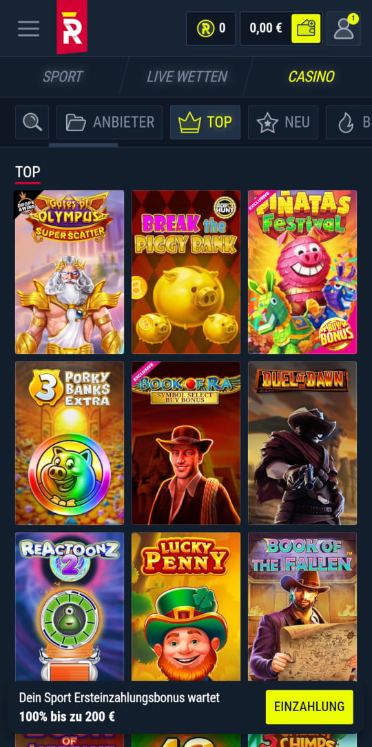 Rabona online casino top spielen mobile vorschau