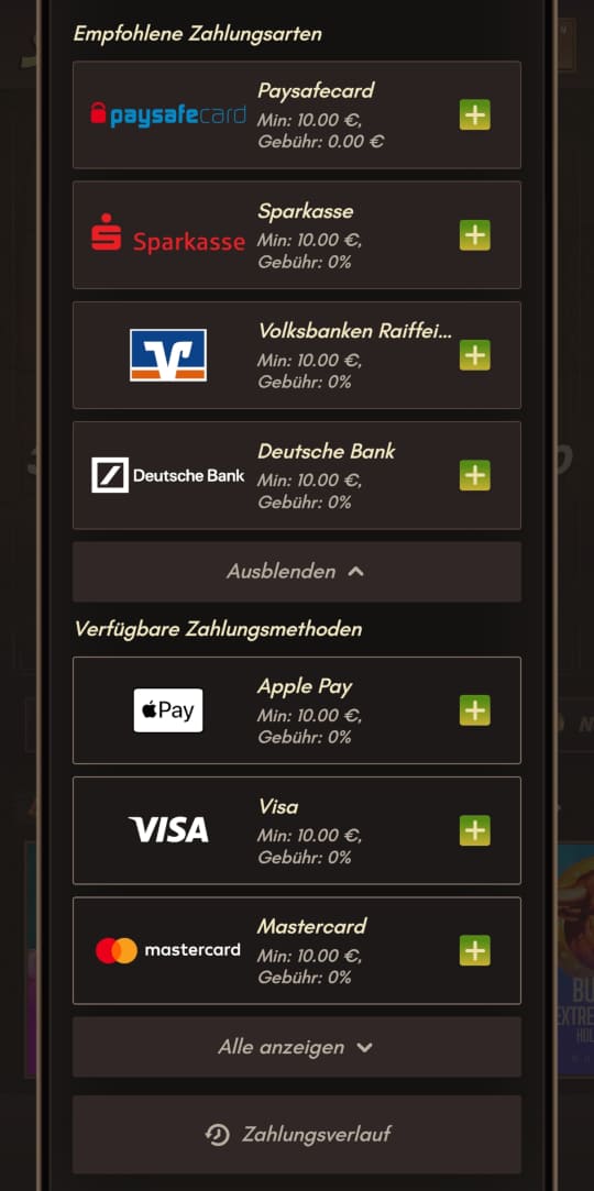 Sankra online casino zahlungen mobile vorschau