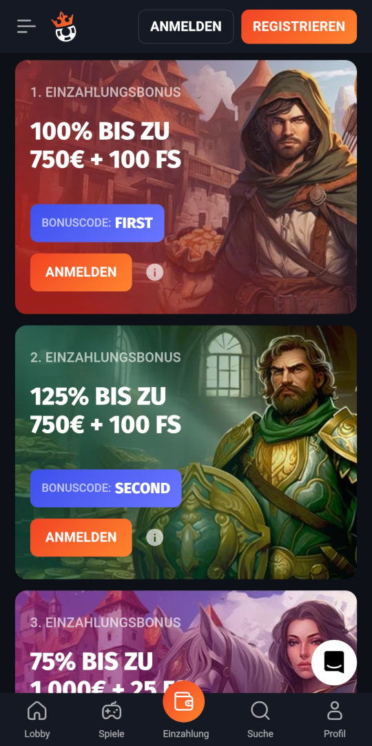 Slot Lords online casino promotionen mobile vorschau