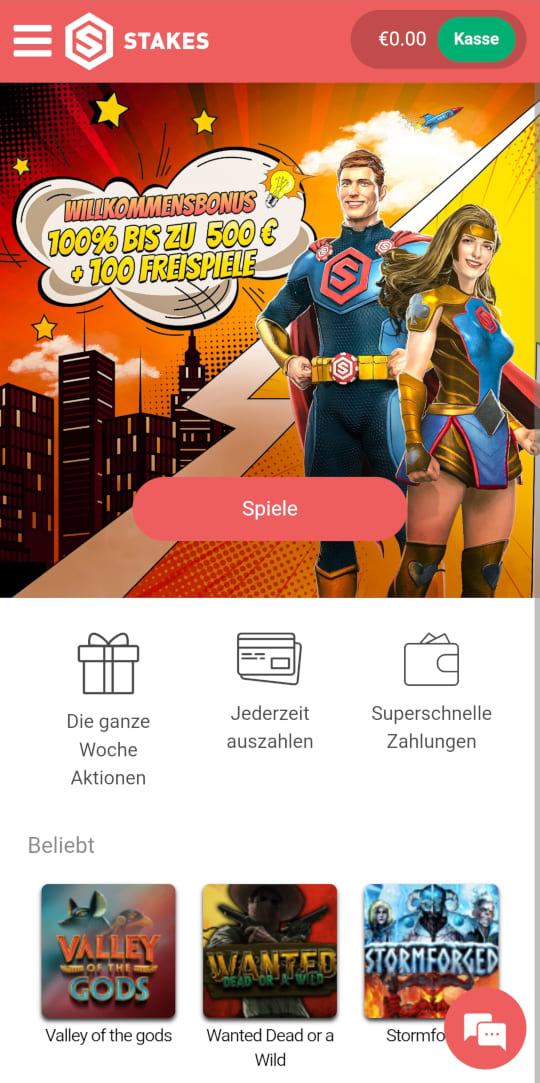 Stakes online casino willkommensbonus mobile vorschau