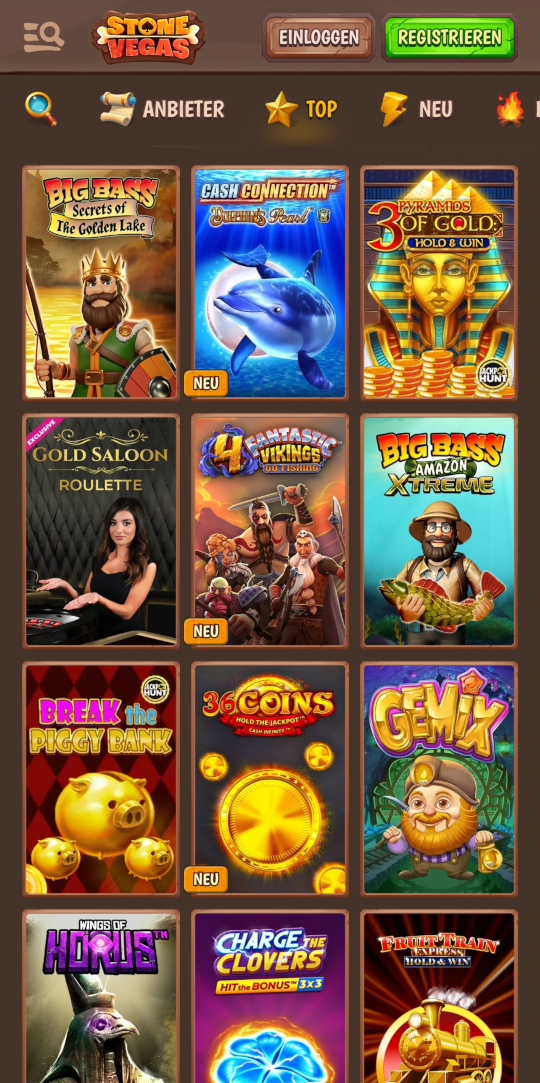 StoneVegas online casino top spielen mobile vorschau