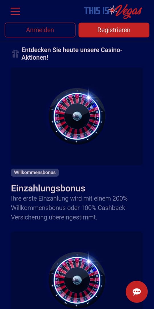 This is Vegas online casino willkommensbonus mobile vorschau
