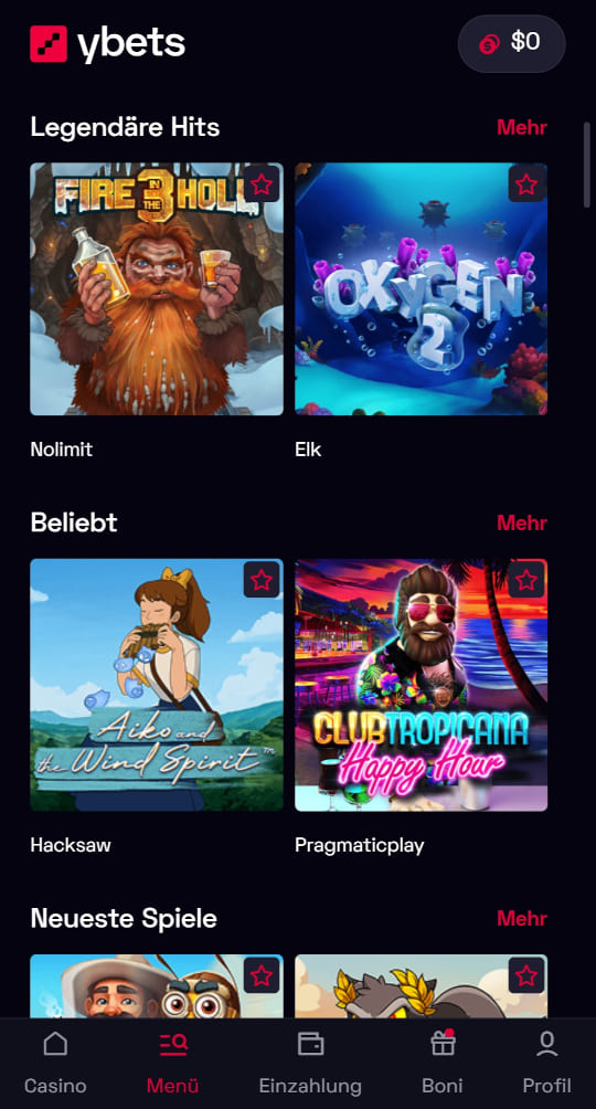 Ybets.net online casino top spielen mobile vorschau