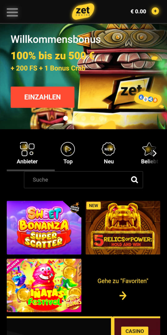 Zet online casino willkommensbonus mobile vorschau