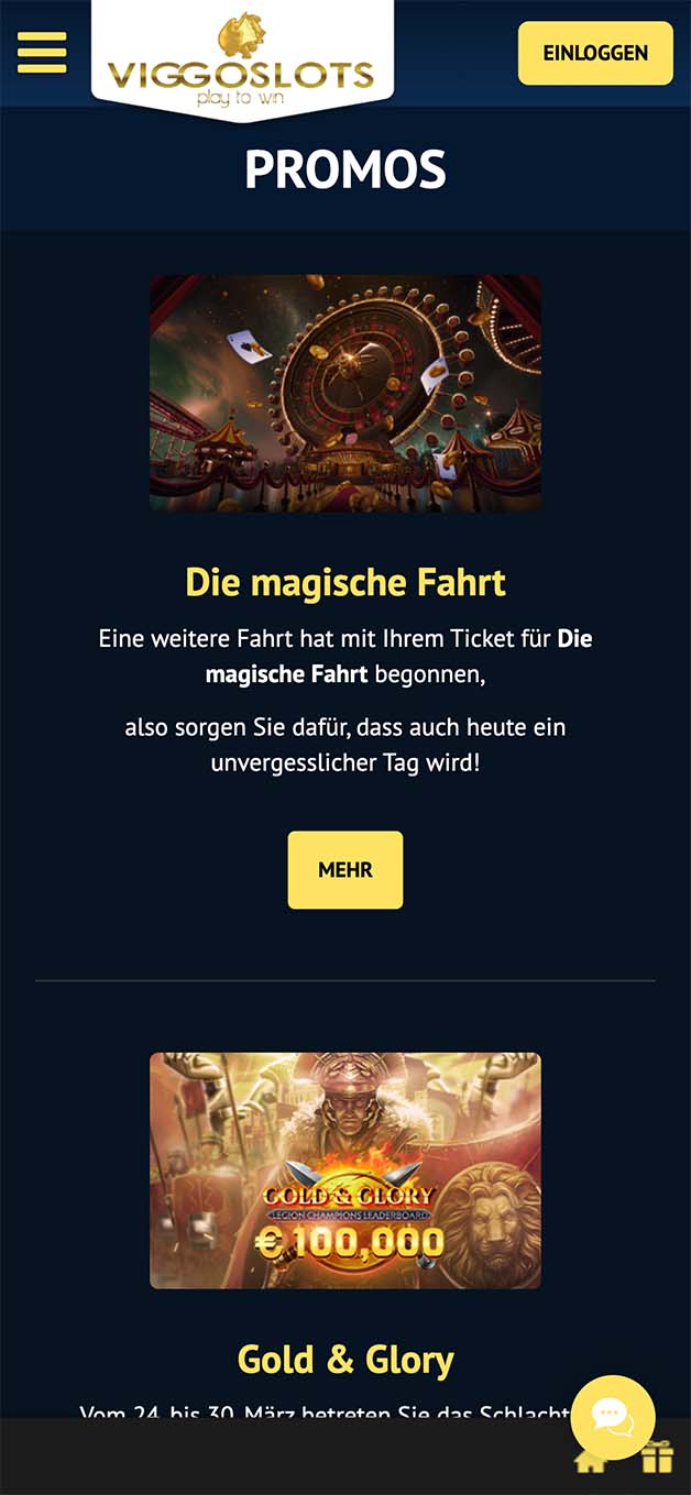 Promotion und bonus